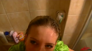 Dirty Shower Fun with Blonde Leony Aprill! - страстные шлюхи в HD BIGWHORE.COM