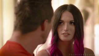 TS Natalie Stone Sucks Pierce Paris' Cock - страстные шлюхи в HD BIGWHORE.COM