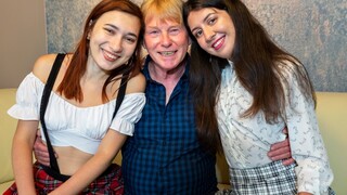 Kissing and Cum Swapping with Sexy Oldje - страстные шлюхи в HD BIGWHORE.COM