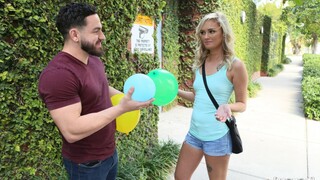 POV Facial for Winter Bell After Messy Water Balloon Prank - страстные шлюхи в HD BIGWHORE.COM