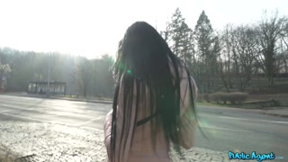 Brunette in Fishnet Pantyhose Gets Missionary and Blowjob - страстные шлюхи в HD BIGWHORE.COM