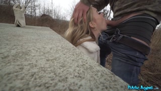 Blonde with socks gagged and spanked outside - новинки порно на BIGWHORE.COM