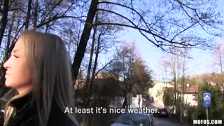 Euro Blonde Gets Nailed Outside - страстные шлюхи в HD BIGWHORE.COM