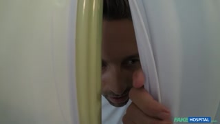Gloryhole Action with Medical Student and Big Tit Patient - страстные шлюхи в HD BIGWHORE.COM