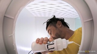 Cowgirl and Reverse Cowgirl Action in Bathroom with 2 Dicks - страстные шлюхи в HD BIGWHORE.COM