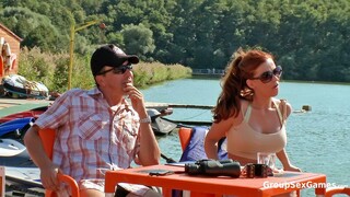 Geena Gain's Outdoor Blowjob - страстные шлюхи в HD BIGWHORE.COM