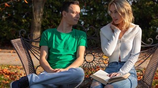 Public park fuck: Sky Pierce gives sloppy blowjob and takes cum - страстные шлюхи в HD BIGWHORE.COM