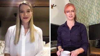 Office Lesbian Action: Kenna James Masturbates with Serene Siren - страстные шлюхи в HD BIGWHORE.COM