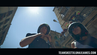 James and Luna X - Barcelona Bangin' Session - страстные шлюхи в HD BIGWHORE.COM