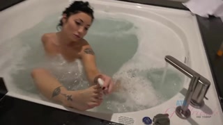 POV Sex with Rina Ellis - Shower Fingering & Dirty Talk - страстные шлюхи в HD BIGWHORE.COM