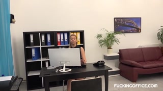 Blonde Nikky Dream Takes Big Cock at Work - Cumshot Finish - страстные шлюхи в HD BIGWHORE.COM