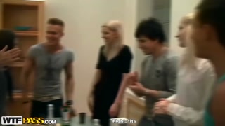 Rita Elizabeth & friends in wild Russian threesome with piercings & facials - страстные шлюхи в HD BIGWHORE.COM