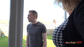 BBW Blonde Stepmom Busty Camilla Sees Step Son Peeking At Neighbor - страстные шлюхи в HD BIGWHORE.COM