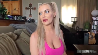 Naughty Blonde Stepdaughter Deepthroats Daddy POV - новинки порно на BIGWHORE.COM