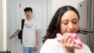 POV: Long Haired Tanned Beauty Gives Blowjob and Facial - страстные шлюхи в HD BIGWHORE.COM