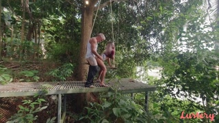 Backdoor Fuck On A Swing Outside By The River - страстные шлюхи в HD BIGWHORE.COM