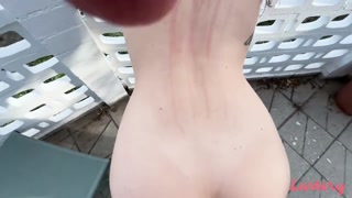 Balcony Fuck With a View: Lorenzo and Violeta - страстные шлюхи в HD BIGWHORE.COM