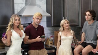 Blonde Stepmom Comforts Scared Stepson In Bed - страстные шлюхи в HD BIGWHORE.COM