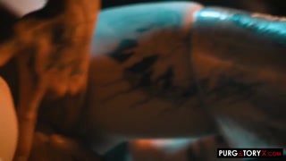 Praying Mantis: Tattooed Slut Facialized - страстные шлюхи в HD BIGWHORE.COM