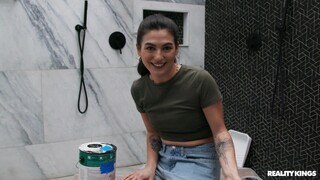 Streamer Gets Cum on Ass in Bathroom - страстные шлюхи в HD BIGWHORE.COM