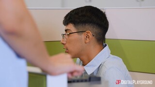 Big Cock and Natural Tits in the Office - страстные шлюхи в HD BIGWHORE.COM