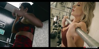 Triple Threat: FFM Threesome - страстные шлюхи в HD BIGWHORE.COM