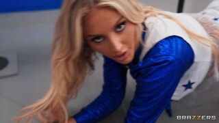 Caucasian Cheerleader's Big Tits Bounced - страстные шлюхи в HD BIGWHORE.COM