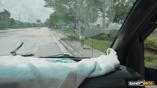 Short Hair Babe Diamond Franco Gets Pounded in Car - Interracial Anal - новинки порно на BIGWHORE.COM