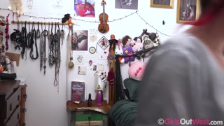 Noxious Blossom - Hairy Australian Babe Fingering in Panties - страстные шлюхи в HD BIGWHORE.COM