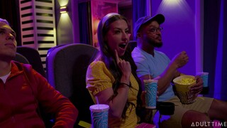 Double Blowjob & Rimming – Petite Brunette Takes Two Cocks - страстные шлюхи в HD BIGWHORE.COM