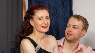 Naughty British Scarlet Has Stepson Sucking Her Tits - страстные шлюхи в HD BIGWHORE.COM