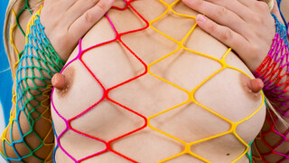Fishnet Thong Action with Haley - страстные шлюхи в HD BIGWHORE.COM