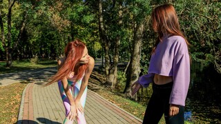 The Lesbian Yoga Challenge - страстные шлюхи в HD BIGWHORE.COM