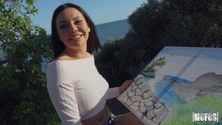 Sasha Coxx in Artsy Outdoor Fuck - страстные шлюхи в HD BIGWHORE.COM
