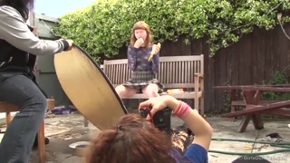 Dixie’s Behind the Scenes Banana Fun - страстные шлюхи в HD BIGWHORE.COM