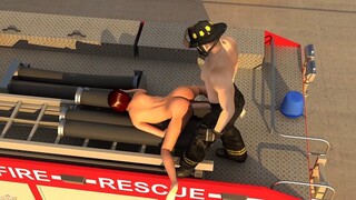 Cum on Firefighter's Tits - страстные шлюхи в HD BIGWHORE.COM