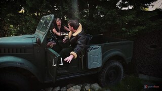Wonder Woman XXX: Big Tits Brunette Anal Outdoor Sex - страстные шлюхи в HD BIGWHORE.COM