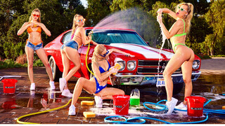 Facial Frenzy with Blondes - страстные шлюхи в HD BIGWHORE.COM