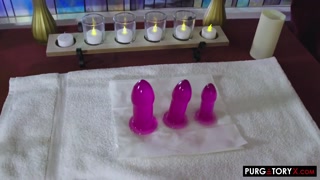 Donnie Rock Fucks Brunette Chloe Amour with Sex Toys in Beauty And The Priest Vol 2 E3 - страстные шлюхи в HD BIGWHORE.COM