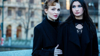 Skinny Russian Babes in Magical City – Shaved Pussy Close-Up - страстные шлюхи в HD BIGWHORE.COM